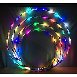 Avis Universal LED Hula Hoop coloré, changez légèrement les cerceaux lumineux LED Hoop pour les enfants et les adultes (coloré)