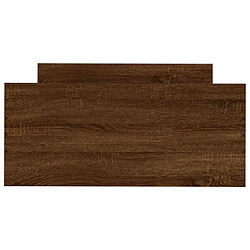 Acheter Maison Chic Lit adulte - Lit simple Cadre de lit,Structure du lit Contemporain chêne marron 90x200 cm bois d'ingénierie -MN13797