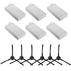 Avis Kit de filtre HEPA pour aspirateur robot CHUWI ilife v5s v5 x5 ilife V3s v3s pro v3l v5s pro v50, brosse latérale 6x