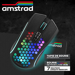 Avis Pack Pro Gamer AMSTRAD LEGENDS 6 pièces: Clavier, Souris, tapis, casque, convertisseur compatible PC/PS4/Xbox one/Switch/PC