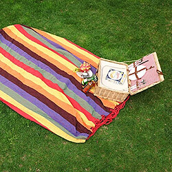 Acheter SONGMICS Hamac de voyage respirant portable 210 x 150 cm Charge maximale: 300 kg multicolore