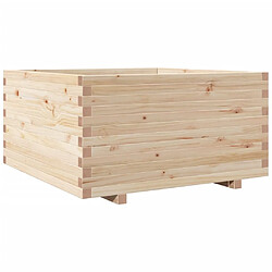 vidaXL Jardinière 90x90x49,5 cm bois de pin massif