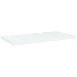 vidaXL Panneaux de bibliothèque 4 pcs blanc bois d’ingénierie