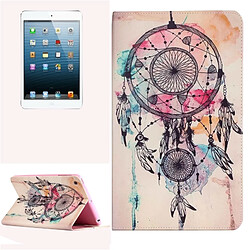 Wewoo Smart Cover rose pour iPad mini 1/2/3 Peinture Motif Horizontal Flip Housse en cuir avec support