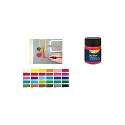 KREUL Peinture pour textiles JAVANA 'opaque', 50 ml, jaune ()