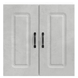 Acheter vidaXL Armoire murale de cuisine Kalmar gris béton bois d'ingénierie