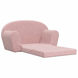 Acheter Maison Chic Canapé-lit convertible 2 places, Clic-Clac pour enfants rose peluche douce -GKD90180