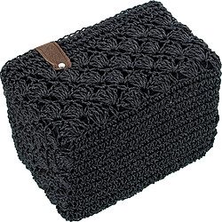 Lot de paniers Alexandra House Living 03821 Noir osier Rotin Fibre naturelle (3 Unités) pas cher