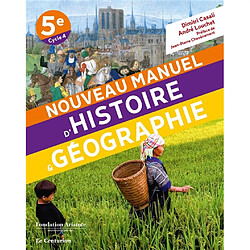 Nouveau manuel d'histoire & géographie 5e, cycle 4 - Occasion