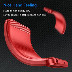 Acheter Htdmobiles Coque pour Xiaomi 12 Lite 5G - housse etui silicone gel carbone + verre trempe - ROUGE