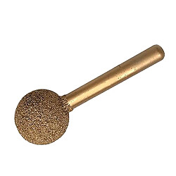 Acheter Tete de meulage diamant rondes tete de meulage peu outils rotatifs 16mm grain 100