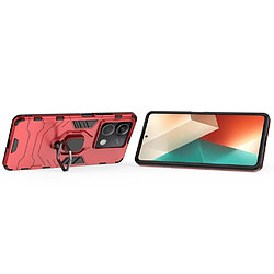 Avis Htdmobiles Coque pour Xiaomi Redmi Note 13 5G - housse etui rigide anti choc + film ecran - ROUGE