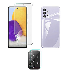 PHONECARE Kit Film Hydrogel Couverture Complète Arrière + Avant + Caméra pour Samsung Galaxy A52s 5G