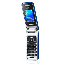 Brondi Fox 4,5 cm (1.77') 74 g Bleu, Argent Téléphone numérique