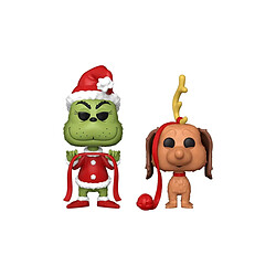 Funko Le Grinch - Pack 2 Figurines POP! (Anniversary) Grinch avec Max 9 cm