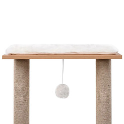 Avis vidaXL Arbre à chat avec tapis à gratter en sisal 129 cm