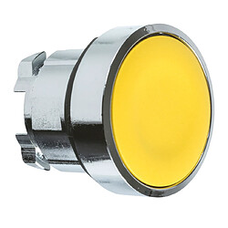 Schneider Electric tête bouton poussoir - affleurant - jaune - schneider harmony zb4ba5