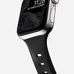 Nomad Bracelet Sport Strap Slim Apple Watch 38-41 1-8/SE/SE 2 Noir pas cher