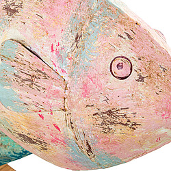 Acheter Figurine Décorative Alexandra House Living Multicouleur Fer Poissons 83 x 16 x 51 cm