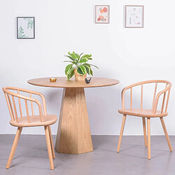 Nest Dream Table à manger avec piètement central en bois de frêne (100cm) - Nest