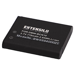 Vhbw EXTENSILO Batterie compatible avec Panasonic Lumix DMC-LF1, DMC-LF1K, DMC-LF1W appareil photo, reflex numérique (770mAh, 3,7V, Li-ion)