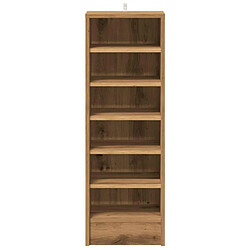 Avis vidaXL Armoire à chaussures chêne artisanal 32x35x92cm bois ingénierie