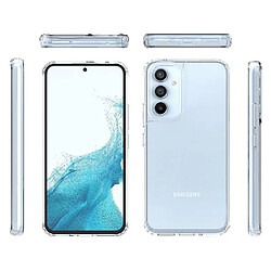 Htdmobiles Coque pour Samsung Galaxy A54 5G - housse etui silicone gel fine + film ecran - TRANSPARENT TPU