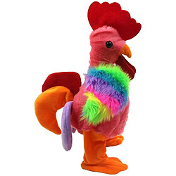 Universal Poule criante électrique jouet jouet fun chant coq peluche cadeau d'anniversaire clip