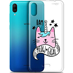 Caseink Coque arrière Wiko Y80 (6 ) Gel HD [ Nouvelle Collection - Souple - Antichoc - Imprimé en France] I Am MEOUgical