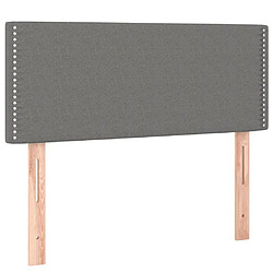 Acheter Maison Chic Tête de lit scandinave à LED,meuble de chambre Gris foncé 90x5x78/88 cm Tissu -MN17562