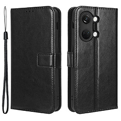 Htdmobiles Housse pour OnePlus Nord 3 5G - etui coque pochette portefeuille + film ecran - NOIR