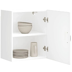 vidaXL Armoires murales de cuisine 2pcs Kalmar blanc bois d'ingénierie