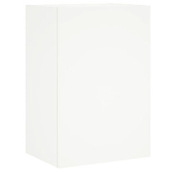 Acheter vidaXL Meubles TV muraux 2 pcs blanc 40,5x30x60 cm bois d'ingénierie