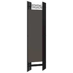 Avis vidaXL Cloison de séparation 6 panneaux Anthracite 240x180 cm