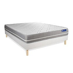 Avis ACTISOM Ensemble matelas Latex + mémoire de forme ACTILATEX TOUCH 140x190 3zones de confort + sommier KIT blanc