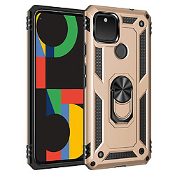 Coque en TPU Anti-chute hybride avec béquille or pour votre Google Pixel 4a 5G