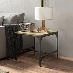 Avis Maison Chic Table basse,Table Console Table d'appoint, Table pour salon Chêne sonoma 50x50x35 cm Bois d'ingénierie -MN98749