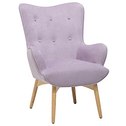 Acheter Beliani Fauteuil VEJLE Velours Violet