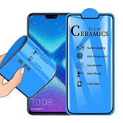 Wewoo Film de verre trempé de céramique à pleine couverture pour colle 2.5D Huawei Y9 2019 / Honor 8X