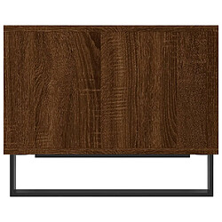 Acheter vidaXL Table basse chêne marron 60x50x40 cm bois d'ingénierie