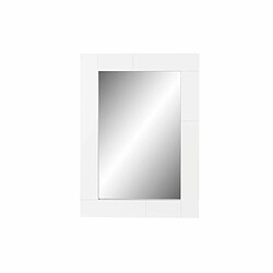 Miroir mural DKD Home Decor Blanc Crème Bois de paulownia (54 x 2 x 76 cm)