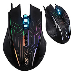 Souris optique de jeu A4TECH XGame X87 effets de lumière néon