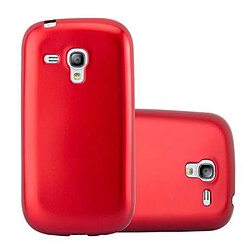 Cadorabo Coque Samsung Galaxy S3 MINI Etui en Rouge