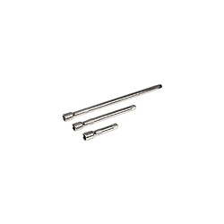 3 rallonges 1/4"" L. 50, 75 et 150 mm. - 598440 - Silverline