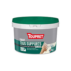 Enduit Multi-supports TOUPRET - 3 en 1 - 4Kg - BCUNIP04