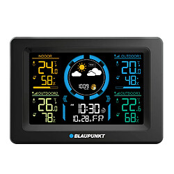 Avis Station météo Blaupunkt WS40BK avec 3 capteurs couleur noir