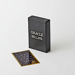 France Cartes ORACLE BELLINE TRANCHES OR, 52 CARTES EN COFFRET NOIR ET OR - AVEC NOTICE TRI