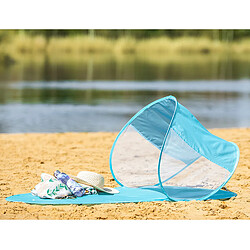 Acheter TRACER Tapis de plage avec protection solaire Couverture de plage Couverture de pique-nique Taud de soleil 145 x 70 cm Outdoor Couverture Imperméable Rapidement Pliable Portable Bleu