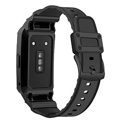 Avizar Bracelet pour Huawei Band 7, 6 Pro, 6 et Honor Band 6 Silicone Bumper noir