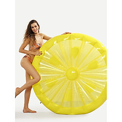 Wewoo Bouée Anneau flottant de natation en forme de tranche de citron gonflable, taille gonflée: 160 x 160cm